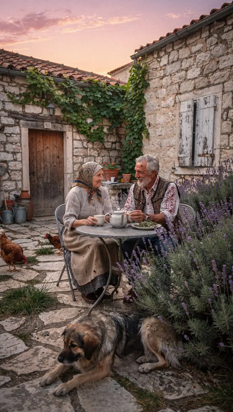 Tradicionalni čajnik od keramike s vrućim čajem na pladnju.