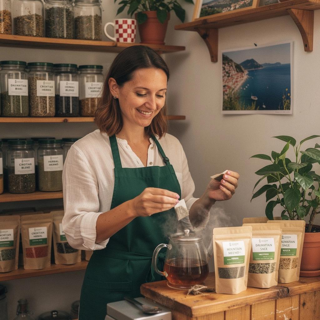 Suhocvjetni čaj od lavande i kamilice uz mirisne začine iz Dalmacije.